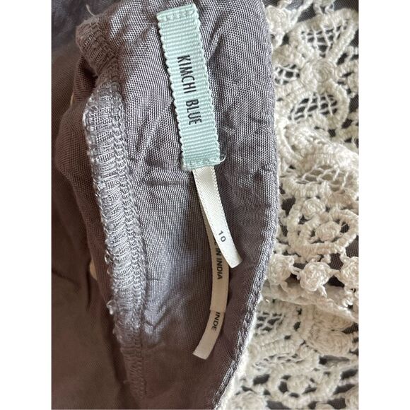 B7 Kimchi Blue Urban Outfitters Lace Skirt White Size 10 - Picture 4 of 7